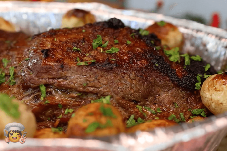 Receita de Fraldinha Assada com Batatas e Cebola para o Natal