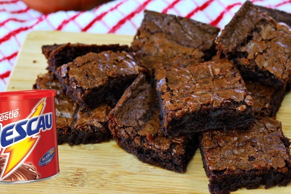 O Melhor brownie de nescau do mundo: Uma receita irresistível